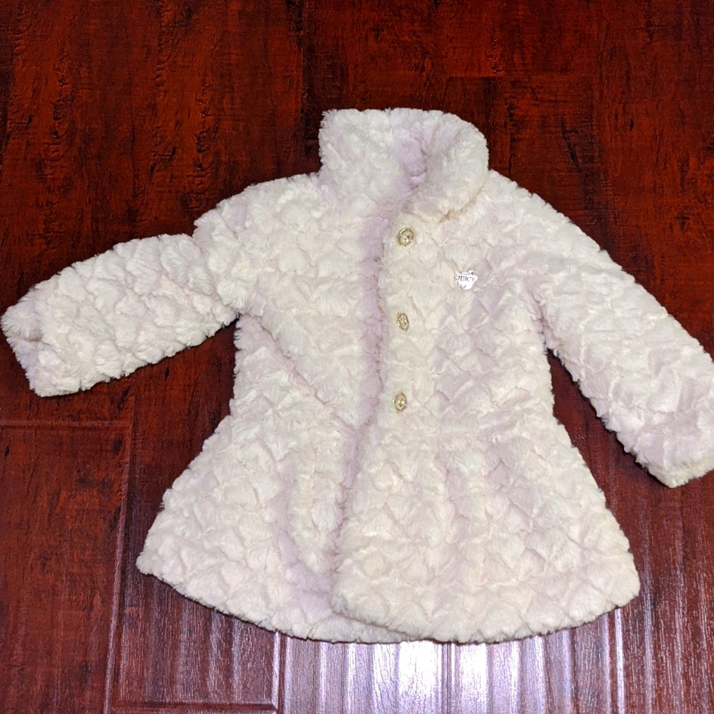 Soft, fluffy Juicy Couture Peacoat